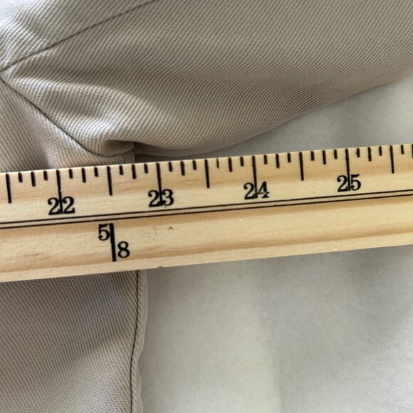 J. Jill Pure Jill Elements Draped-Front Jacket Womens SZL Beige Cotton Button - Picture 7 of 8